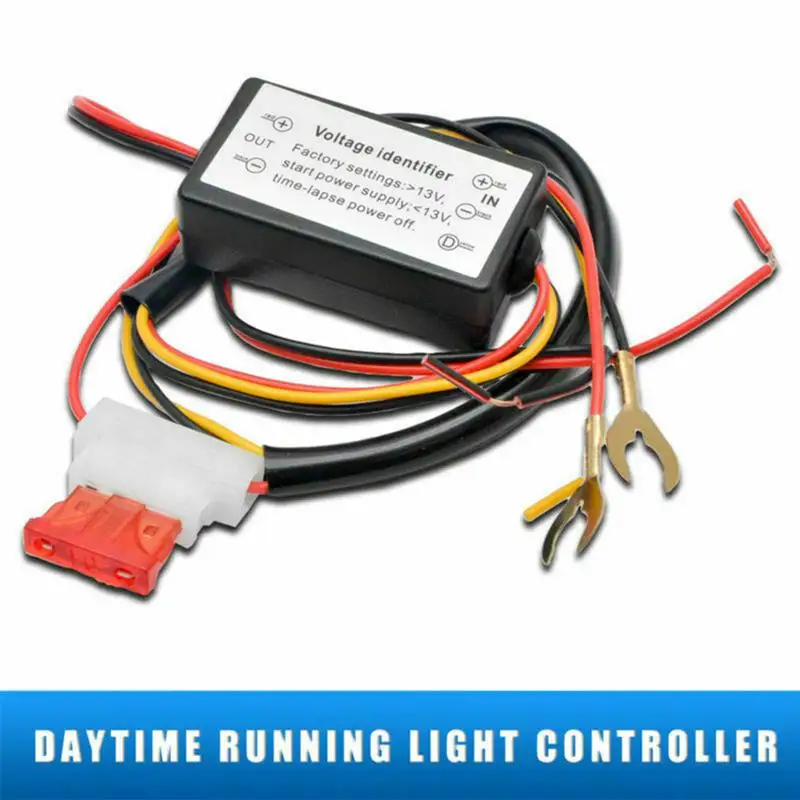 

Bulb Relay Harness On/Off Controller Switch DRL 12V Car LED Daytime Running Light Lamp Multi-Function LED Daily To Light Dimmer