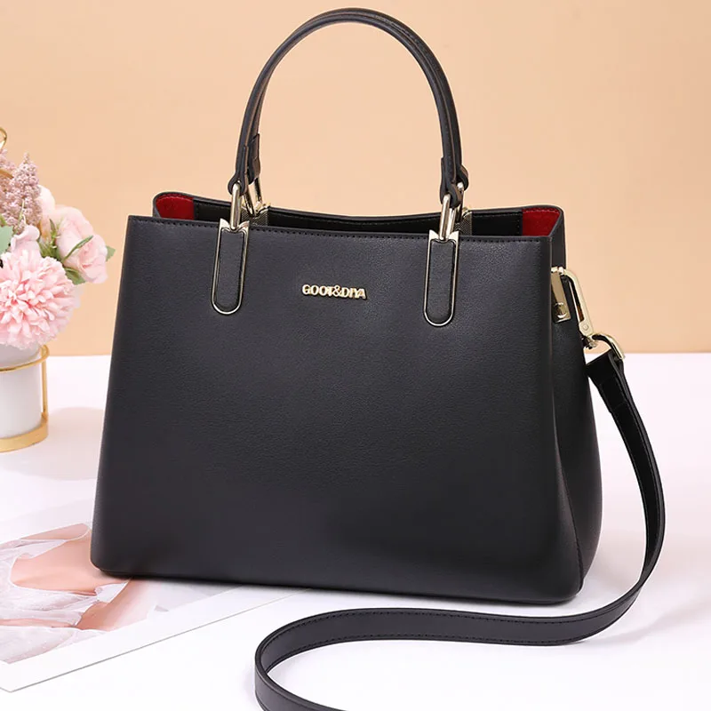 

Real Cowhide ladies Bag 2021 New Fashion ladies Bag famous brand large capacity single shoulder messenger bag luxury handbag