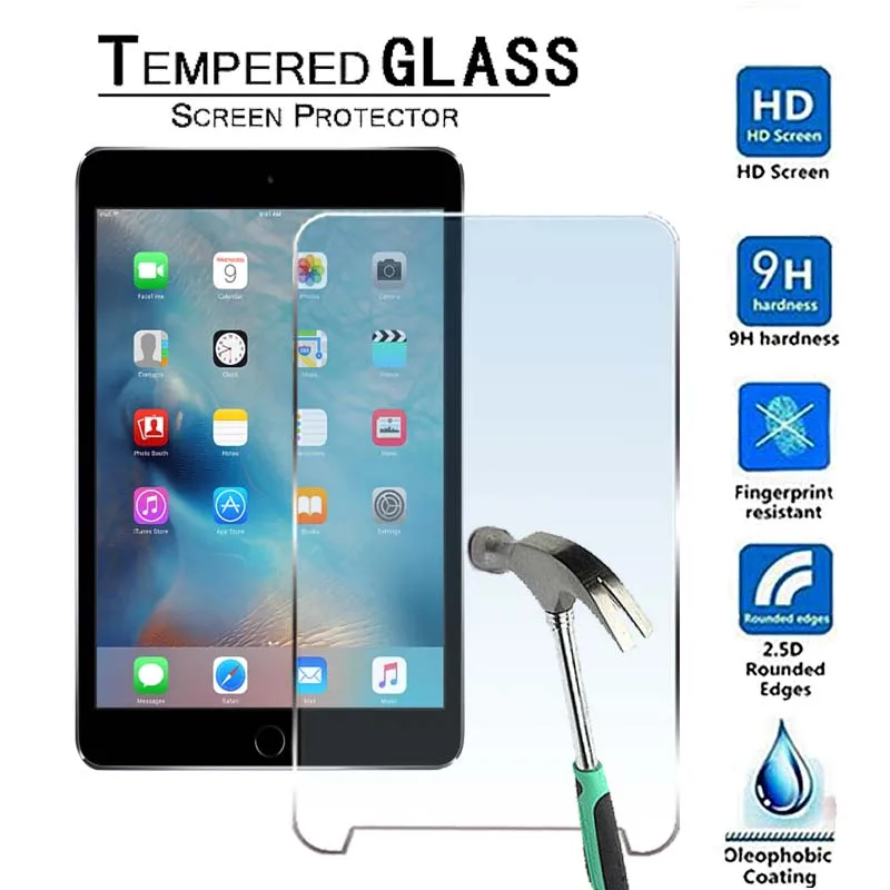 

For Apple iPad Mini 3 -Premium Tablet 9H Ultra clear Tempered Glass Screen Protector Film Protector Guard Cover
