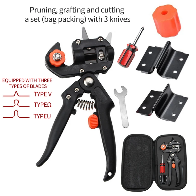 Garden Scissors Grafting Tool Fruit Tree Pruning Set Farming Shears Cutting Scissor Agricultural Home | Инструменты