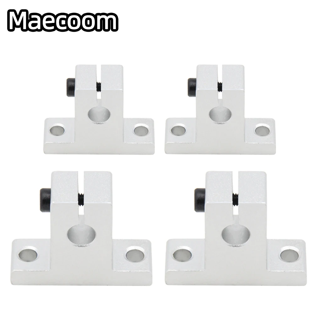 

2pcs SK8 SK10 SK12 Linear Optical Axis Bracket Linear Ball Bearing Rail Shaft Side Block Support Rod Holder 3D Printer Part