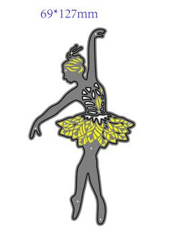 

Dancing Woman Shape Metal Cutting Die DIY for Scrapbooking Decoration Crafts