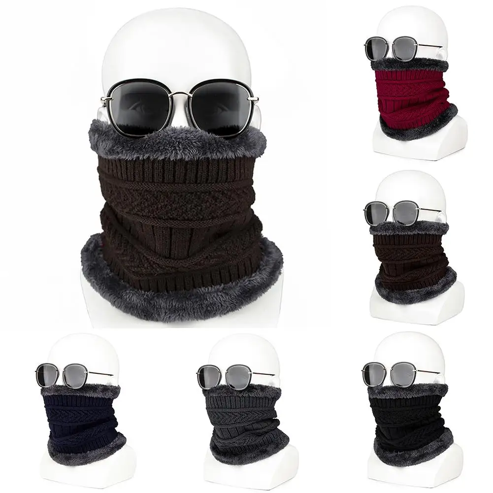 Зимние теплые вязаные шарфы-кольца для всех |