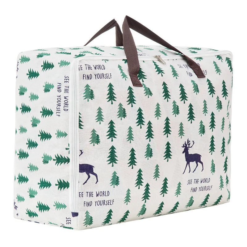 

Large capacity storage bags quilts clothes quilts, waterproof and moisture-proof Oxford cloth luggage moving and packing bags.