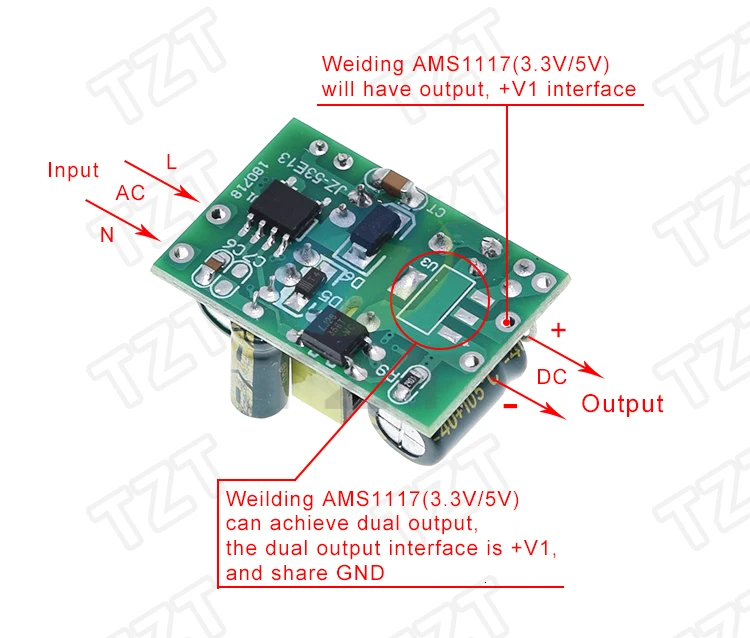Завеса 5V 700mA(3,5 W) изолированный выключатель питания модуль AC-DC понижающим модуль 220 в свою очередь 5V