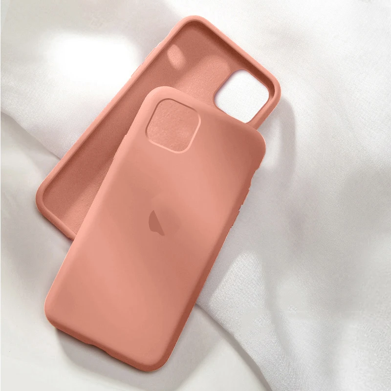 Malus crabapple Официальный силиконовый чехол для Apple iphone X Xs max 7 8 6 S 6 S Plus X XR с логотипом чехол для iphone 11 Pro max чехол - Цвет: Malus crabapple