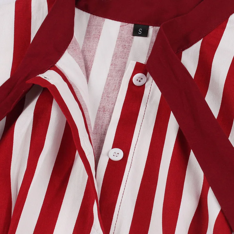 Женский сарафан в полоску винтажное платье миди стиле 50-х годов элегантный