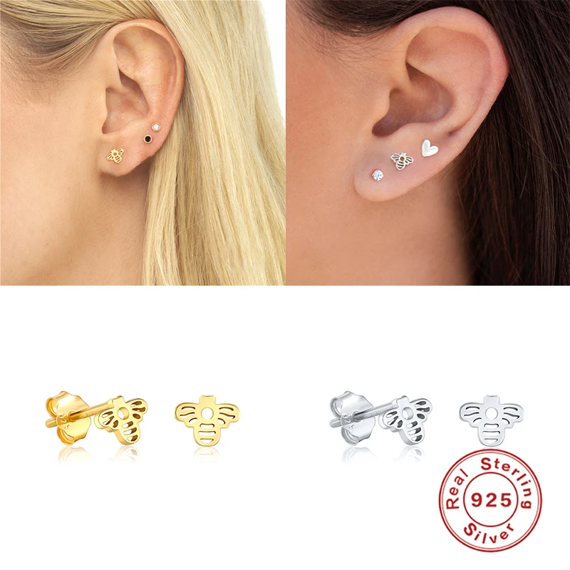 Женские серьги ROXI в виде животных милое ажурное Ювелирное Украшение для пирсинга