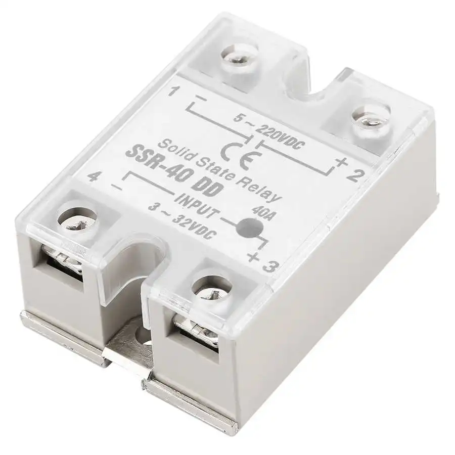 SSR-40 DD 40A 5-220VDC твердотельные реле постоянного тока для промышленной автоматизации