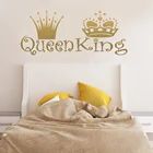 Съемная королевская наклейка s для стен, король, фотообои для спальни, декор для брачной комнаты, настенная наклейка, виниловые наклейки на стену, плакат
