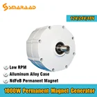 Генератор переменного тока с постоянным магнитом без зубчатой передачи, низкая скорость 500 Вт 600 Вт 800 Вт 12 В 24 в 48 в, генераторы переменного тока для ветряной турбины, водяной турбины