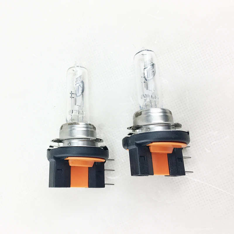 

2PCs H15 Halogen Bulb 12V 15/55W Clear 4300K HeadLight Lamp Glass Car Light