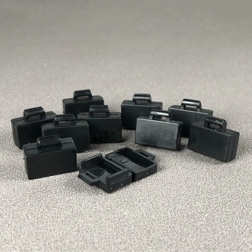 10 шт./компл. коробка блочные фигурки портфель сумка строительные блоки MOC