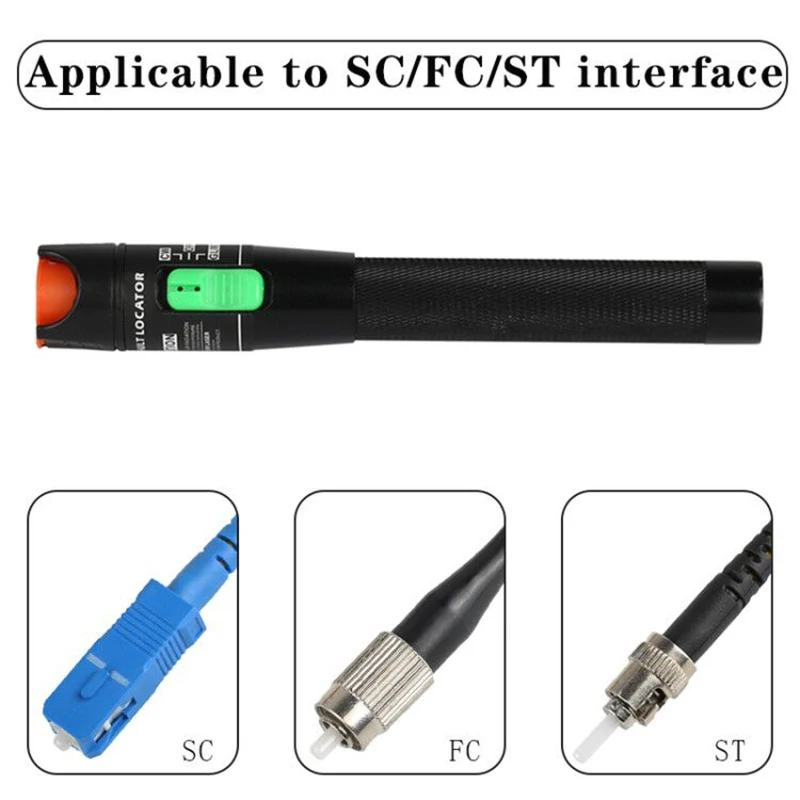 High Precision Pen Type Laser VFL 1MW/10MW/20MW/30MW 5-30KM Test Distance Fiber Optic Cable Tester Tools  Visual Fault Locator