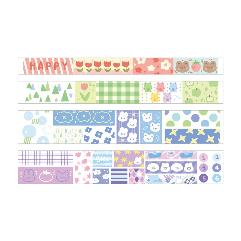 

1pcs/1lot Decorative Adhesive Tapes Patch collage series Scrapbooking DIY Paper Japanese Stickers