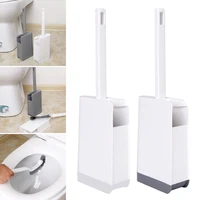 toilet bowl brush with holder slim compact bathroom brush for bathroom storage toilet brush sturdy deep cleaning set lxy