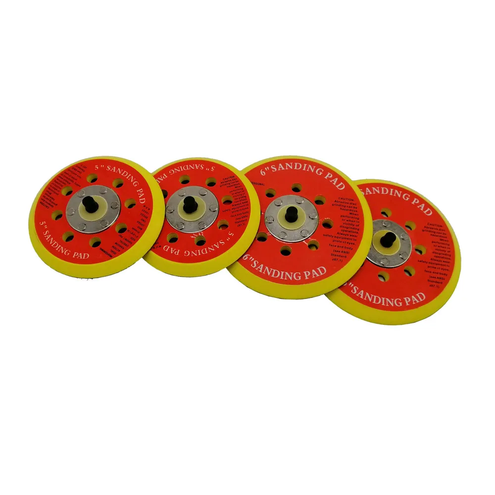 

5" 6" Sanding Pad Backing Plate for DA Polisher 125mm 150mm Self Adhesive Back Plate with Heat Emission Holes