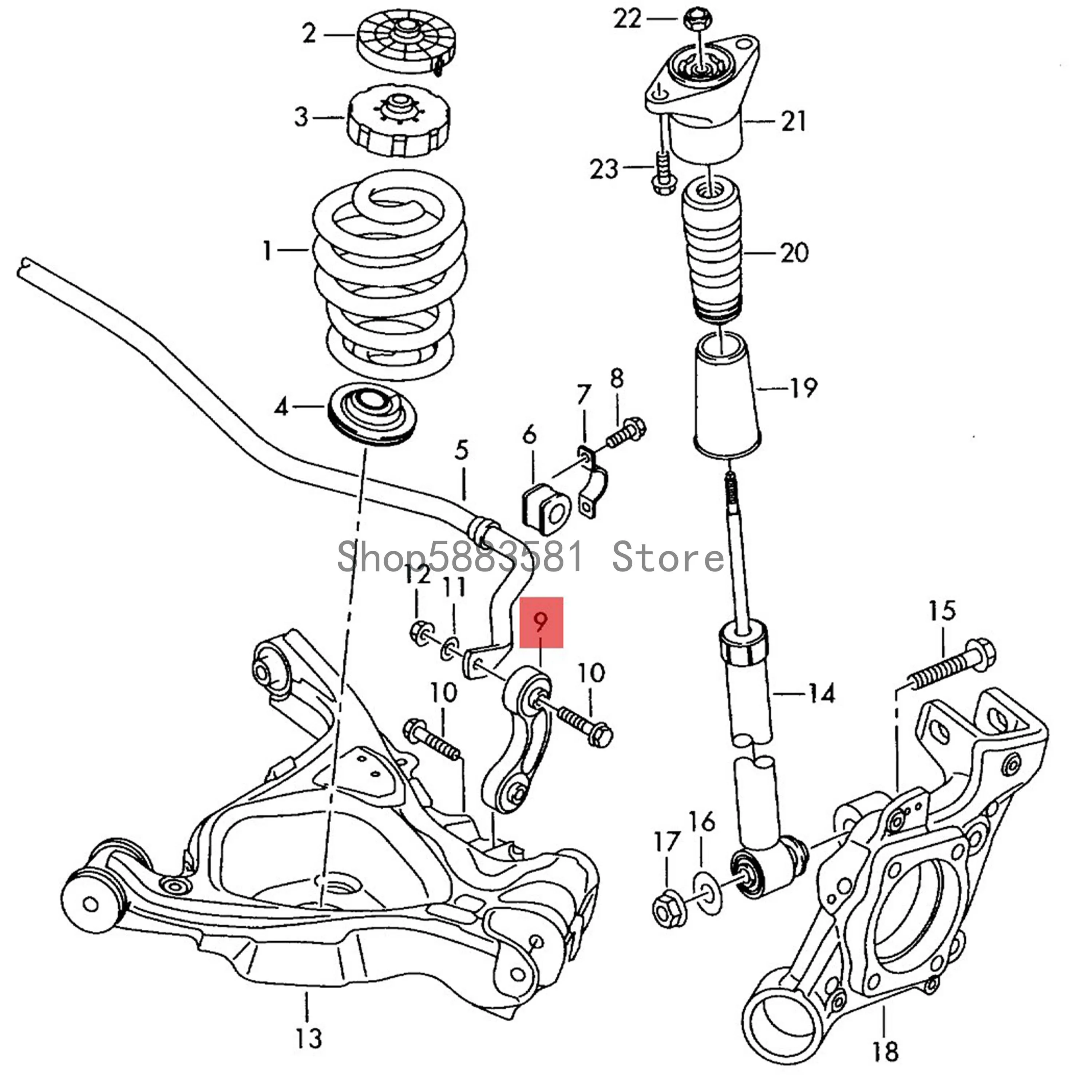 Купить Сайлентблоки Задней Подвески Ауди А4 Б6