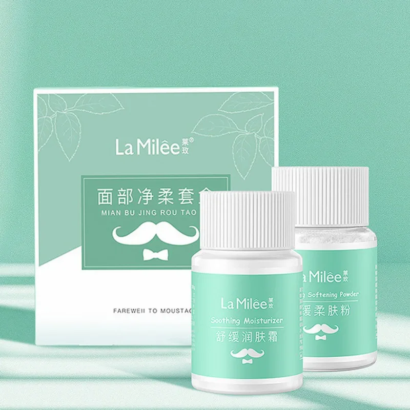 

Bleaching Agent Net Soft Set Box Hair Removal Cream 2 Bottles To Remove Lip Hair And Hair Moustache Face Care