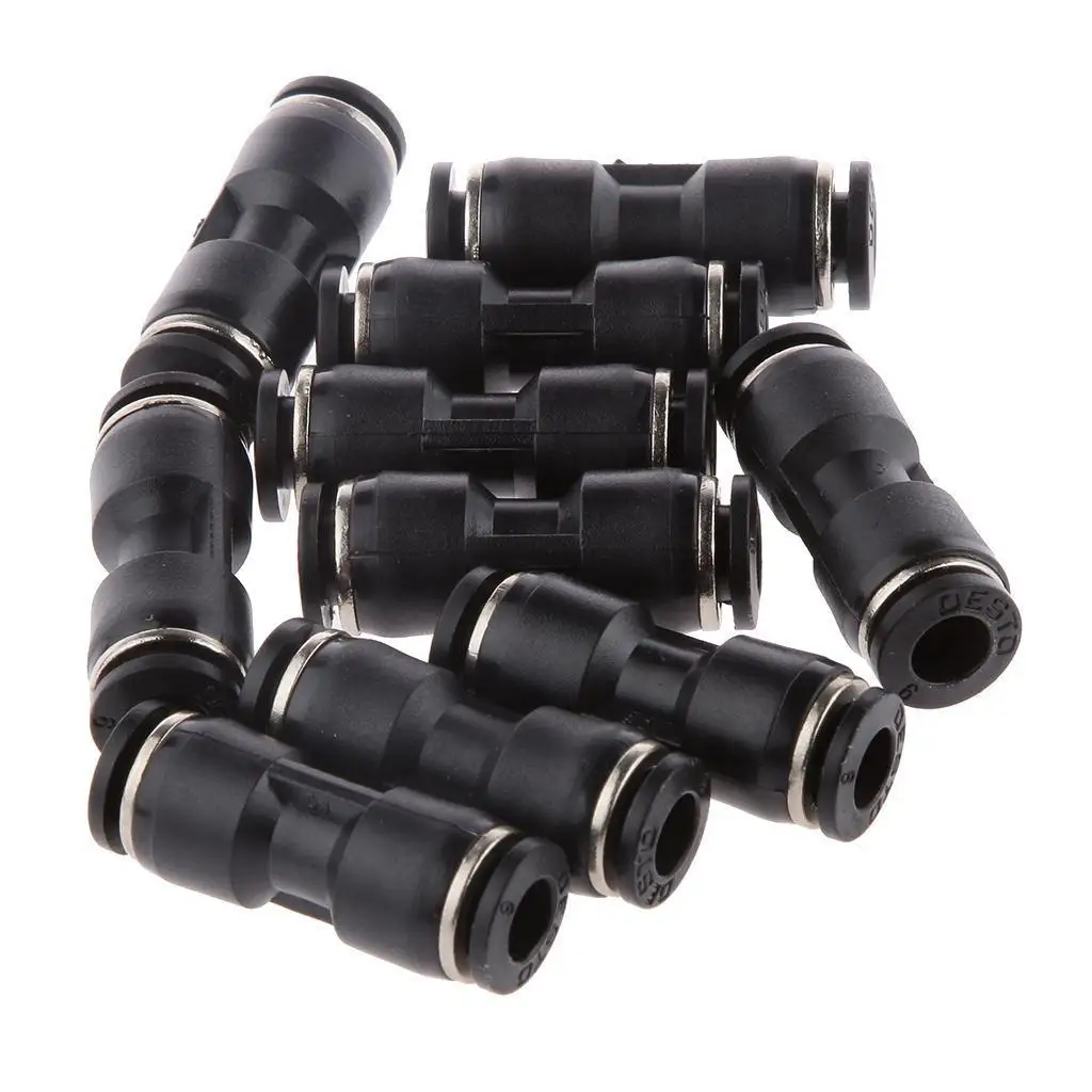 

40pcs Pneumatic Connector OD 1/4 6mm Tube Touch Push In Air Fittings Useful