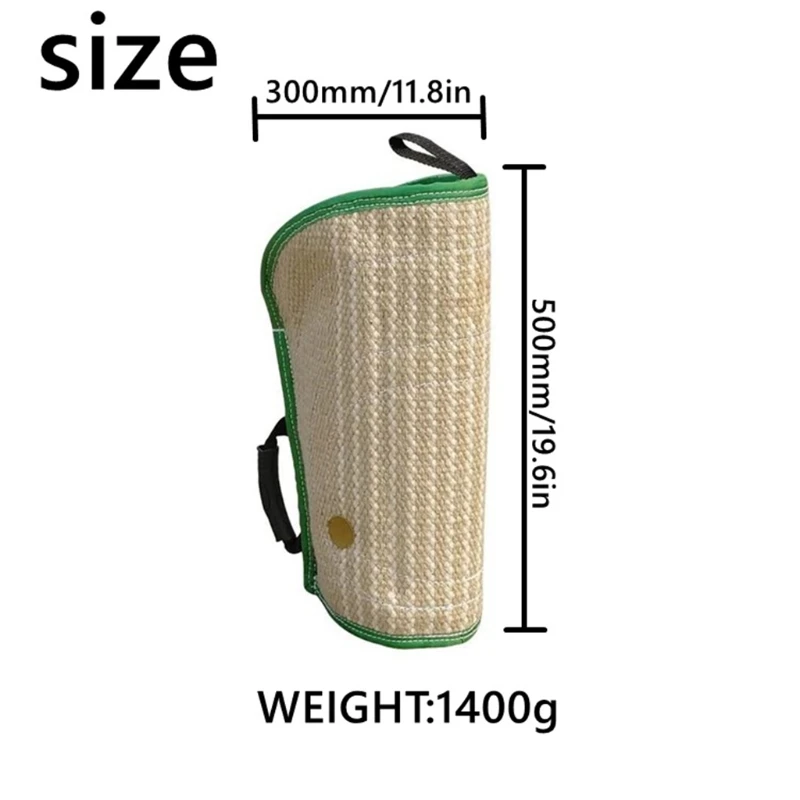 

Durable Dog Bite Sleeves Tug Protection Arm Sleeve Chew Toy Pitbull German Shepherd Training Playing Jute Tug Toy for Aggressive