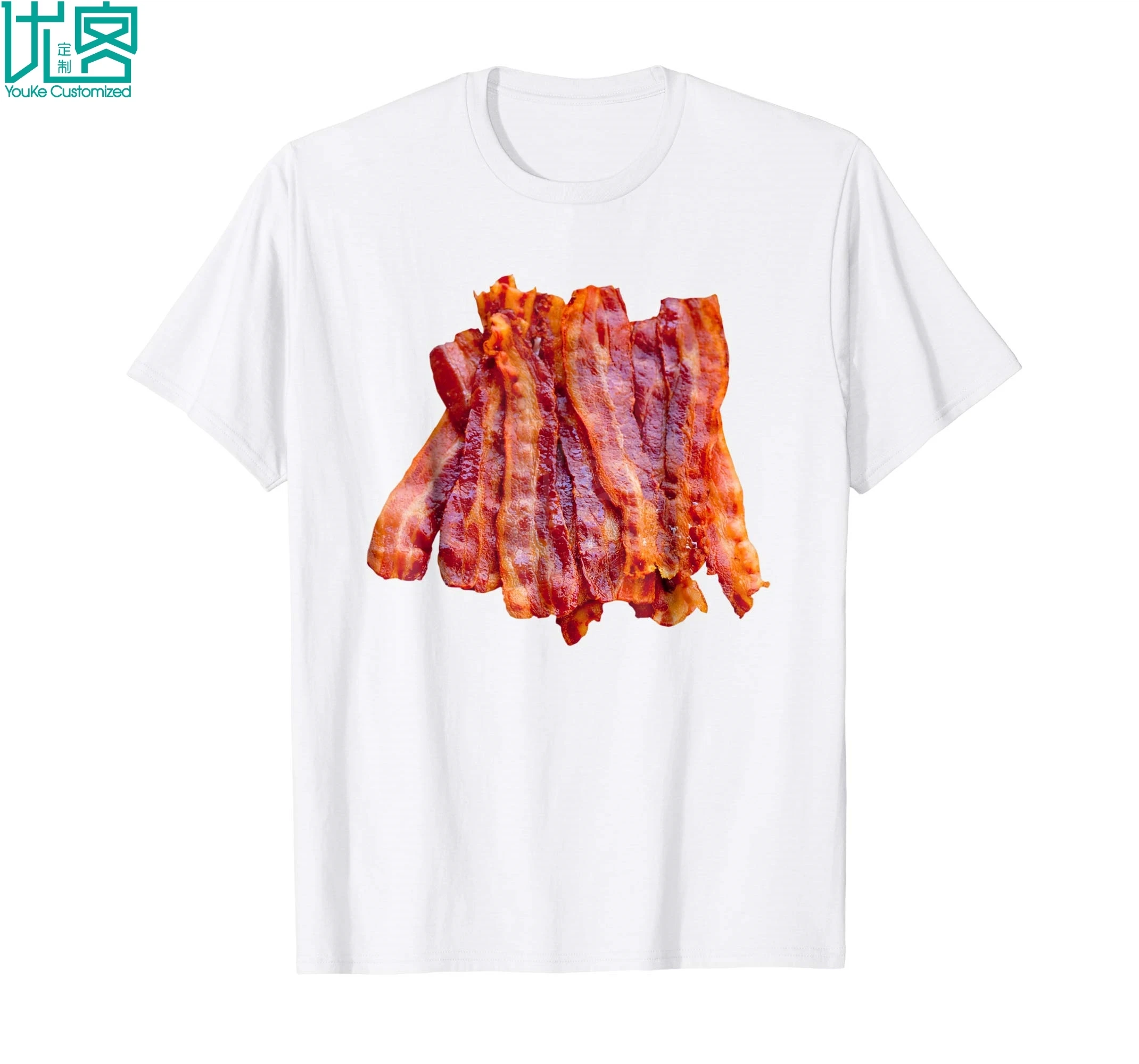 Футболка для Хэллоуина с смешной бекон и яйцами одинаковый костюм потрясающие