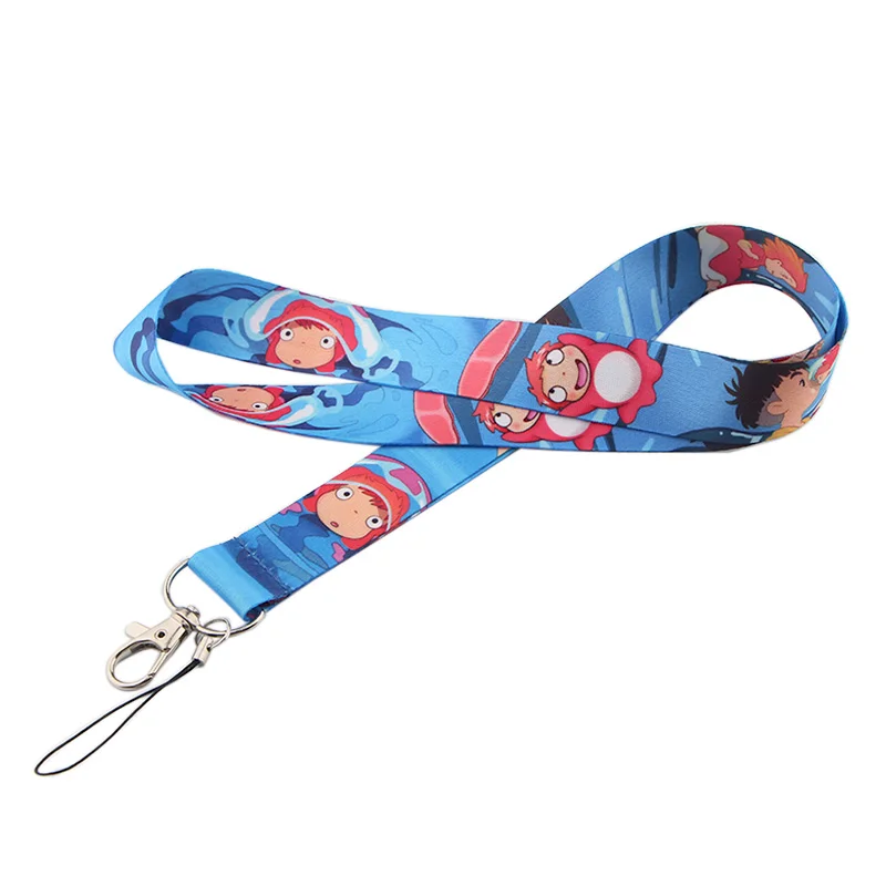 

CA89 Wholesale 20pcs/lot Ponyo Neck Strap Lanyard for key ID Card Phone Straps USB Badge holder Neck Strap