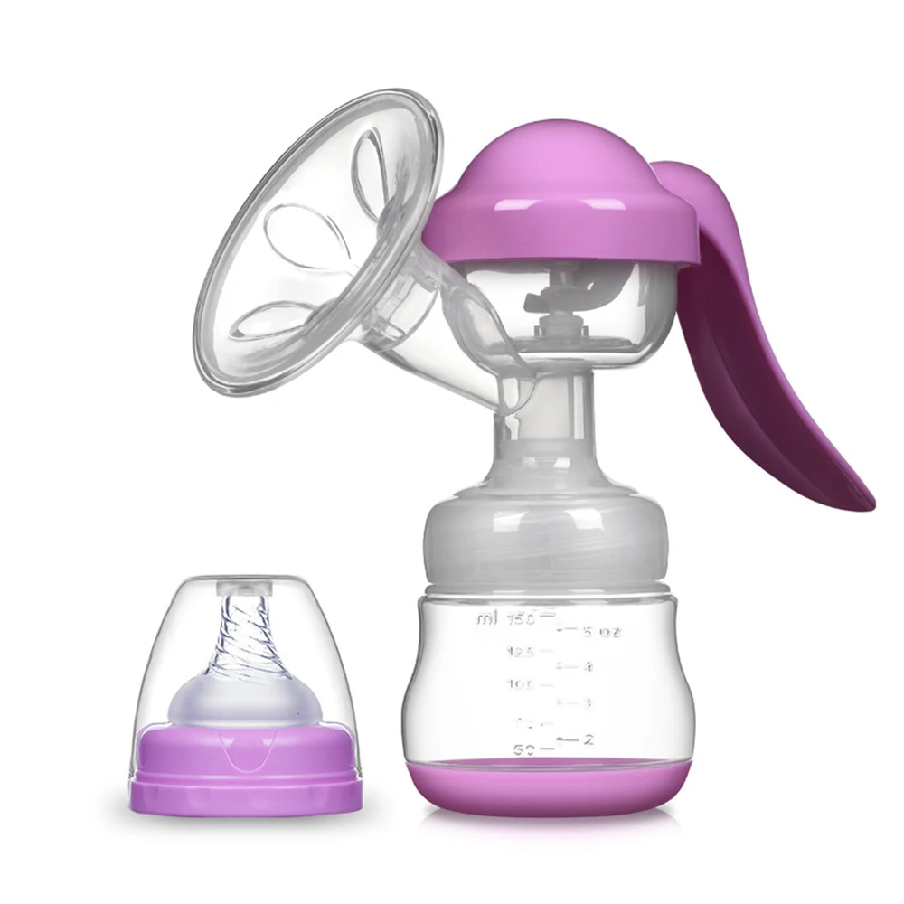 

Manual Breast Pump Baby Baby Nipple Suction Feeding Milk Bottles Breasts Pumps Bottle Food grade Baby Bottle