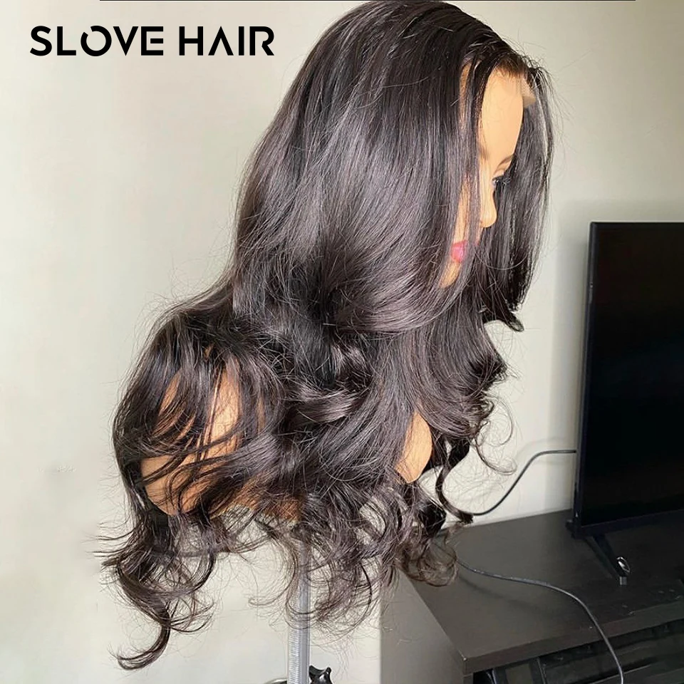 150% длинные волнистые человеческие волосы 4x 4 на шнуровке спереди парики для