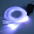 Аудио волоконно-оптический звезсветильник свет двигатель RGBW РФ музыкальное устройство для освещения дистанционное управление 12 Вт + 300 шт. смешанных размеров комплект концевого светящегося кабеля