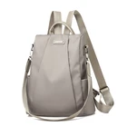 Женский рюкзак, повседневный нейлоновый однотонный Школьный рюкзак, модный дорожный рюкзак на плечо, повседневный рюкзак для ноутбука цвета хаки, Лидер продаж 2021