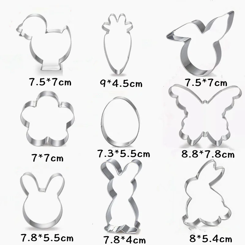 Новогодняя набор печенья кролик яйцо с цветами из искусственного меха мордочкой