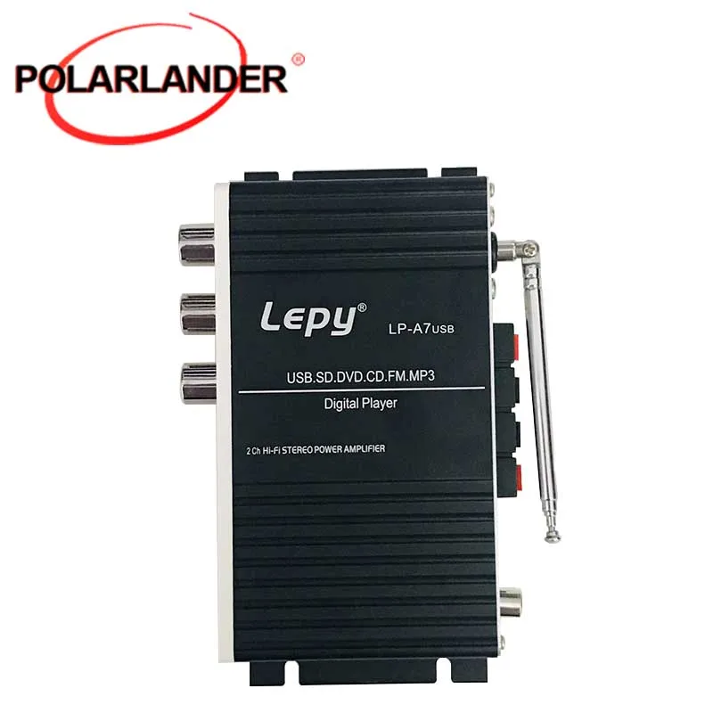 USB SD FM 12V маленький усилитель автомобильный стерео аудио мощности MP3 цифровой