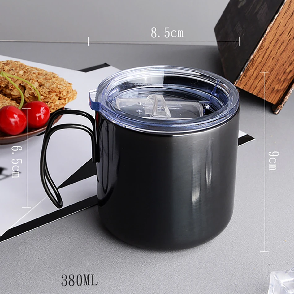 Shining Creative Stainless Steel Coffee Mugs Tumbler Thermos Mug Bussiness Office Milk Thermo Bottle | Дом и сад