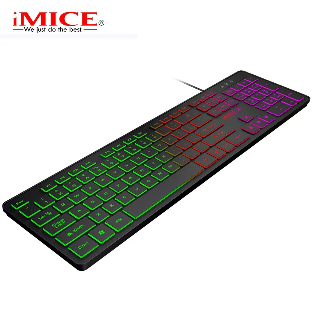 IMICE KA 200 клавиатура с подсветкой механическая игровая Проводная для ПК ноутбук