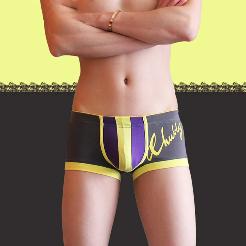 VIP11-NEW 2020 пикантные Для мужчин нижнее белье хлопковые трусы-боксеры u-образной