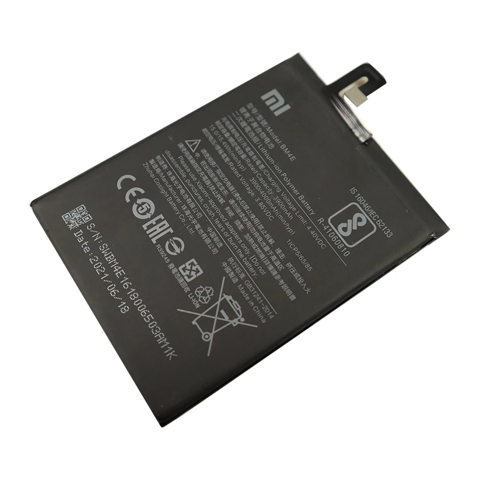 2021 years 100 original replacement battery bm4e for xiaomi mi pocophone f1 battery authentic phone battery 4000mah free tools free global shipping