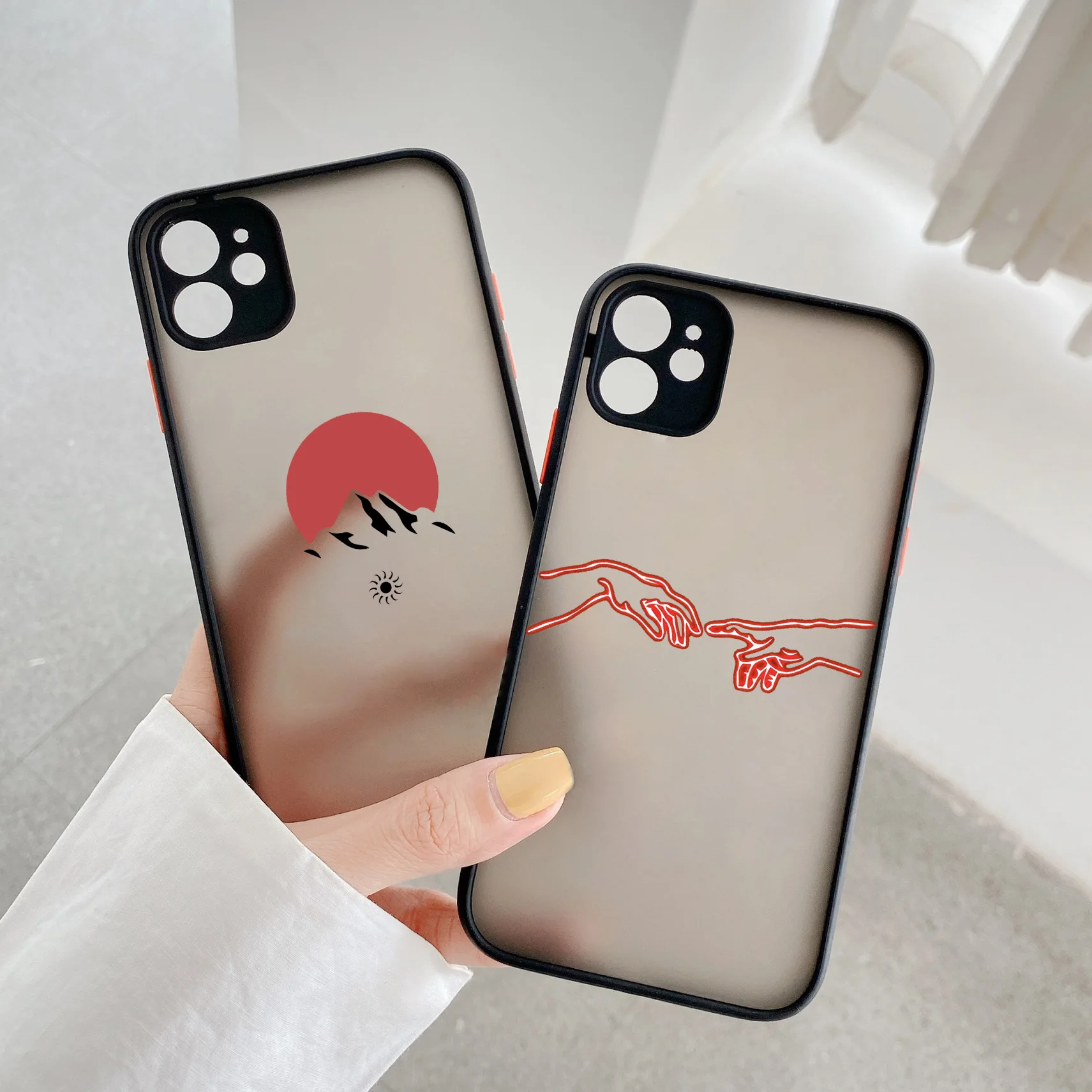 Fashion Abstract Art David lines Adam Case For iPhone 13 12 mini X XS 11 Pro Max XR 7 8 Plus SE 2020 angel Creativity Back Cover