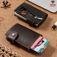 men rfid anti theft smart card wallet thin pop up id card holder automatically solid metal bank credit card holder business mini