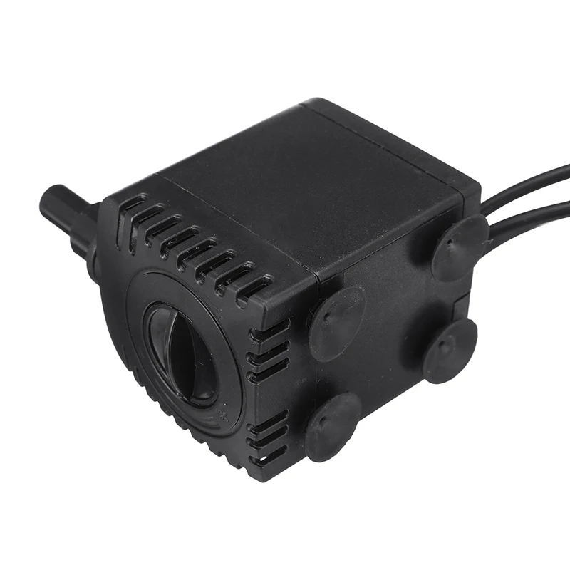 

EU Plug Fountain Pump Garden Decor Water Pump with Led Light Aquarium Fish Tank Submersible Pump Oxygen Pump
