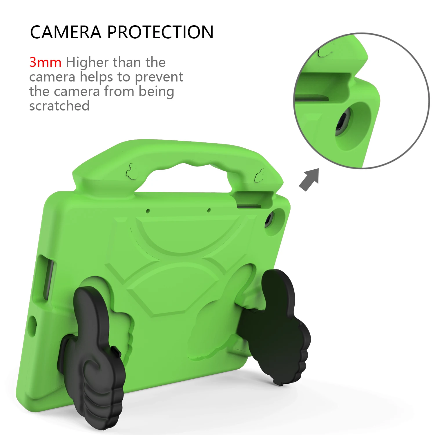 thumb stand for huawei matepad t10 9 7 shockproof cover with kickstand and handle for huawei matepad t10s 10 1 eva case free global shipping