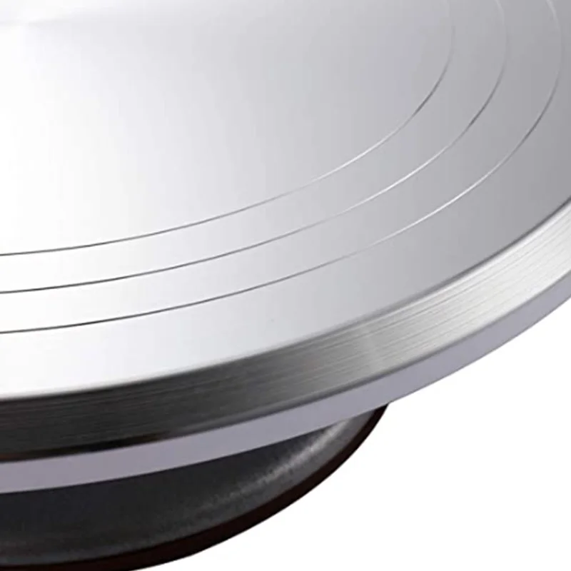 Вращающийся Поворотный круг для торта 9 дюймовый алюминиевый инструмент