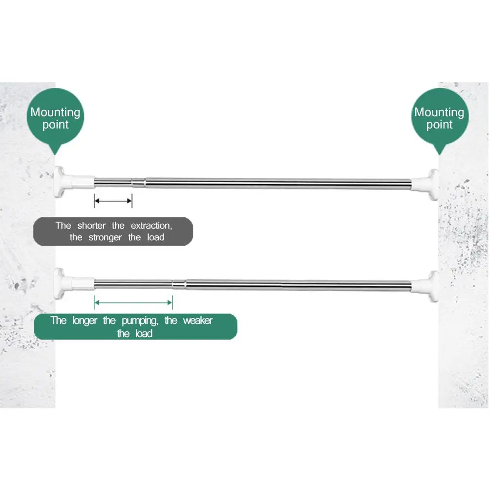 Телескопическая Штора для ванной комнаты телескопическая веревка белья сушилка