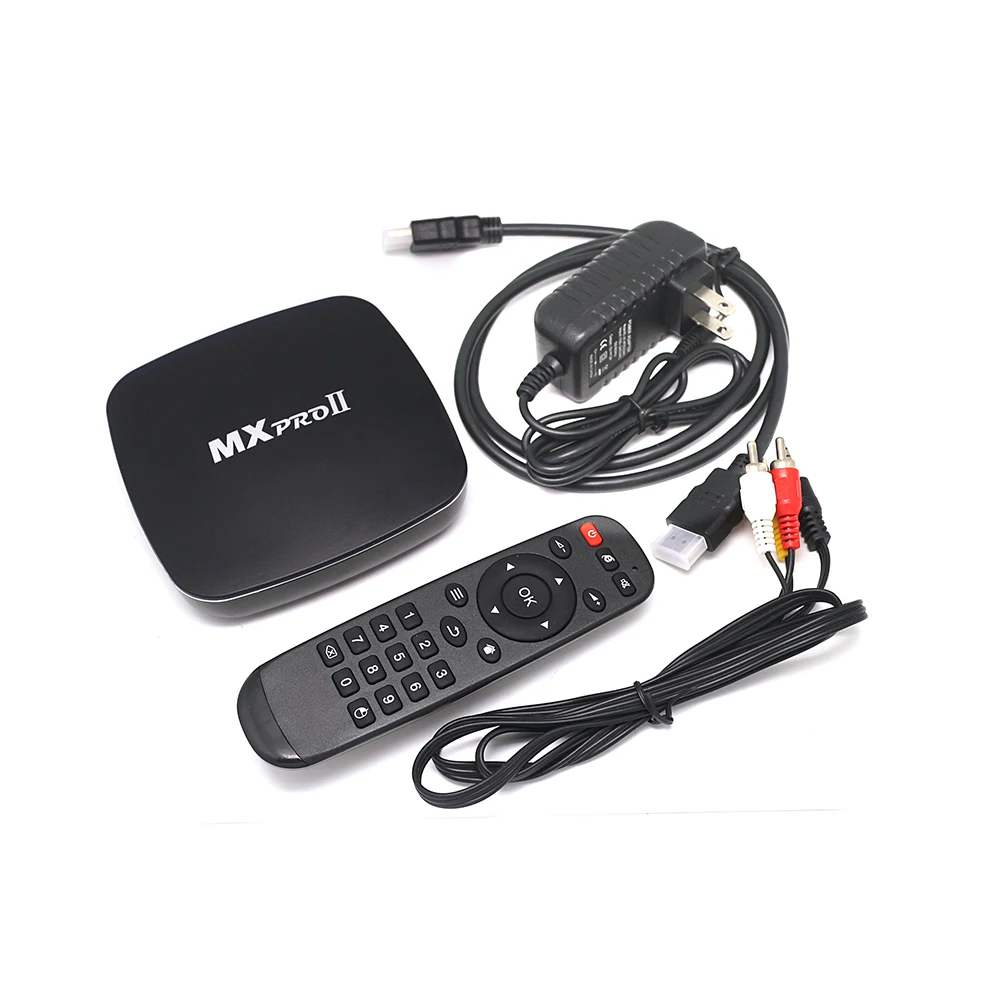 MXPROII Vmade Android 6,0 Amlogic S905X четырехъядерный Smart tv Box 1G 8GB HD 4K H.265/HEVC 3D wifi 5G беспроводной маршрутизатор медиаплеер приемник - Цвет: MXPROII