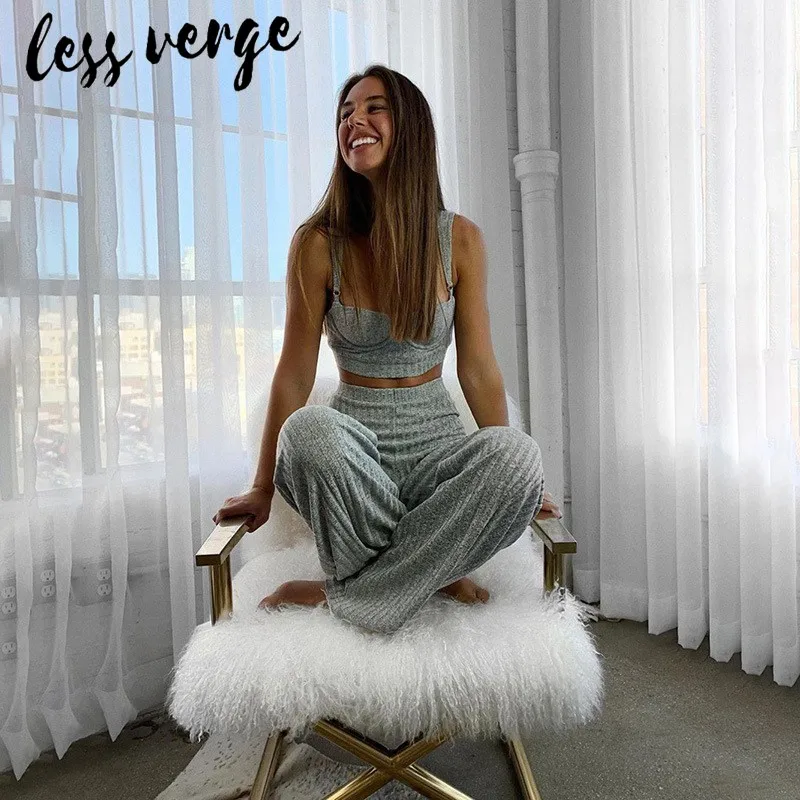 Сексуальный комплект из двух предметов lessverge для женщин офисный женский белый