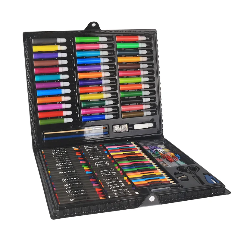 150pcs Набор для рисования для детей 150 168 шт. бокс с подачей пакетов doodle арт бокс набор для рисования детский набор для рисования - Цвет: 150pcs