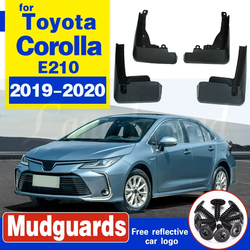 

4Pcs/Set Car Mud Flaps Front Rear Mudguards For Toyota Corolla E210 4dr Saloon Sedan 2019 2020 Splash Guards Fender Mudflaps