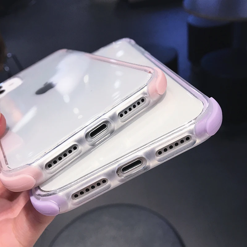 

Full Body Clear Case For iPhone 12 11 Pro Max X XS XR XS Max 11 Dual Layers Shockproof Transparent Soft Back Cover