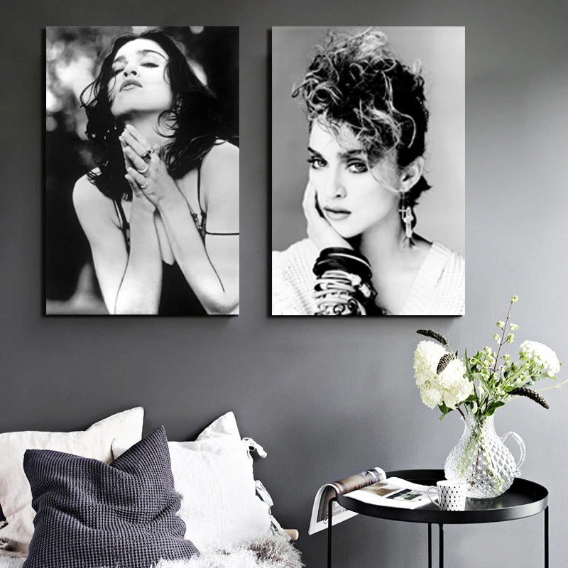 Картина из холста Сексуальная очаровательная женщина домашний декор Мадонна