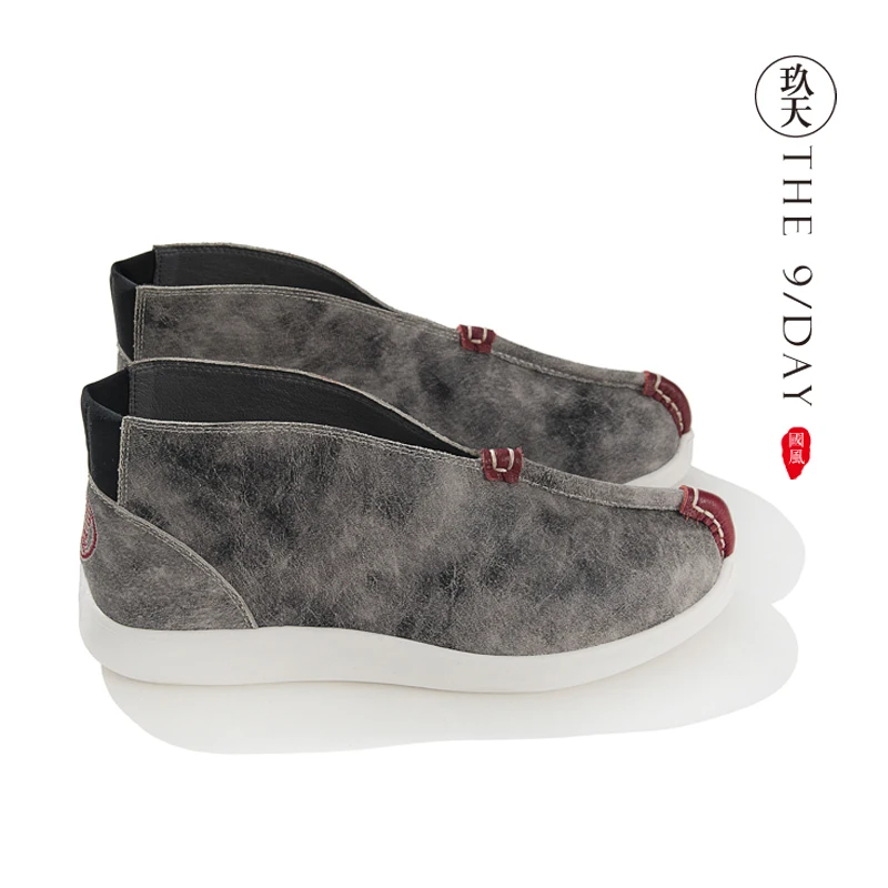 

★men's shoes national style printed Chinese ancient clothes Han clothes shoes ancient style comfortable casual shoes